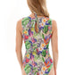 Tropical Vibes One-Piece Sleeveless Swimsuit